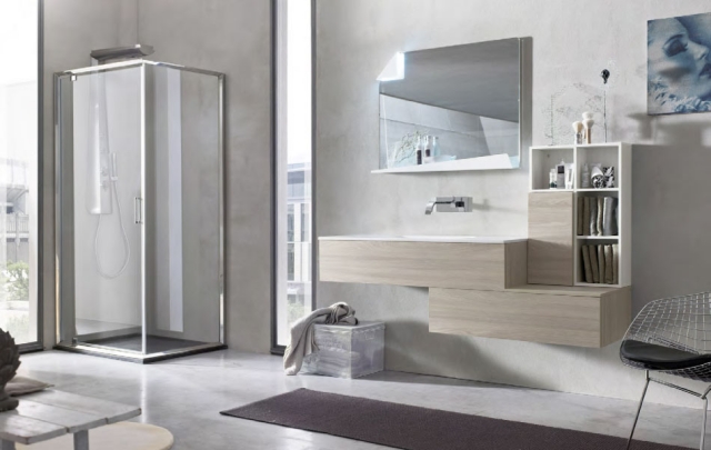 idées-salle-de-bains-meubles-originaux-collection-Start-douche-italienne-miroir-rectangulaire-sous-lavabo