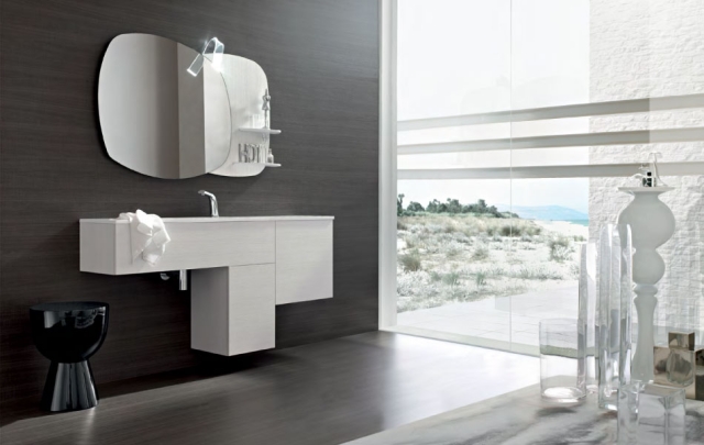 idées salle de bains meubles-originaux-miroirs-formes-inhabituelle