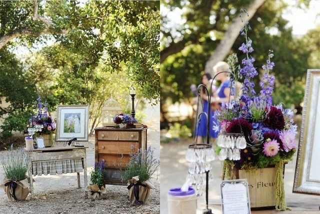 idée-déco-mariage-plein-air-vintage-lavande