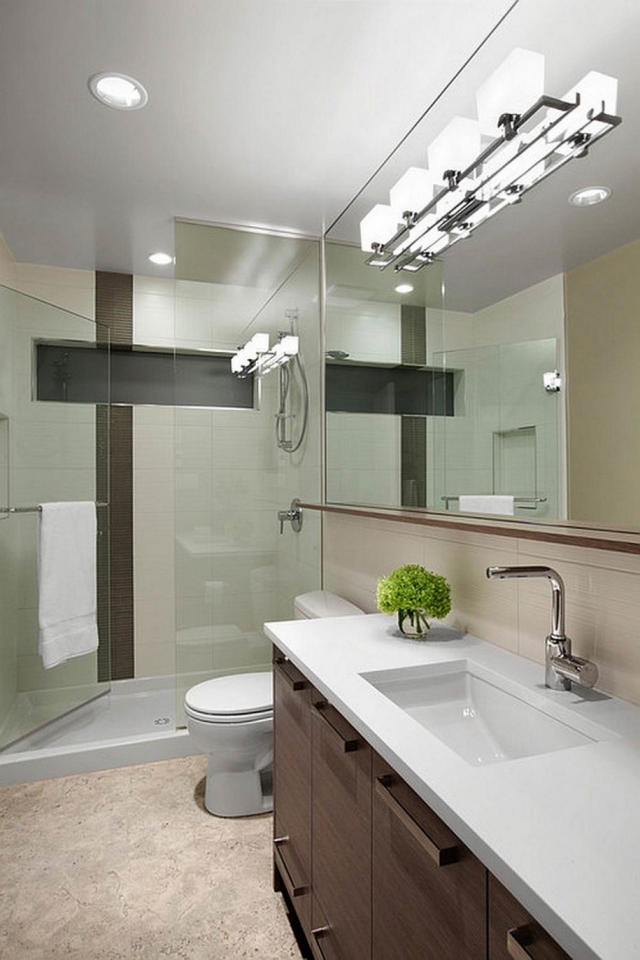 luminaire salle de bain moderne-applique-miroir