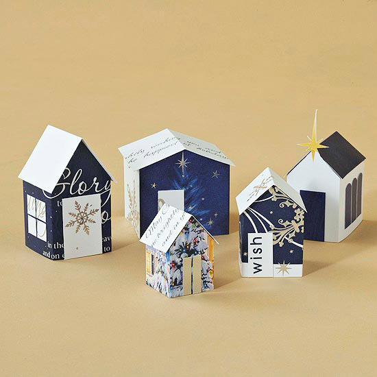 maisonnettes-déco-cartes-vœux-Noël-année-passée