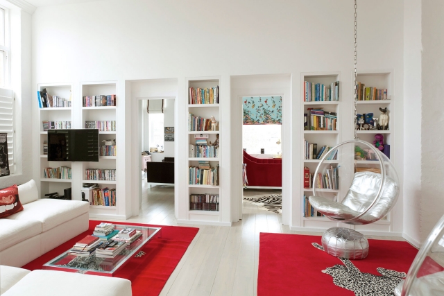 meuble-salon-idée-originale-rangement-livres-bibliothèque-maison