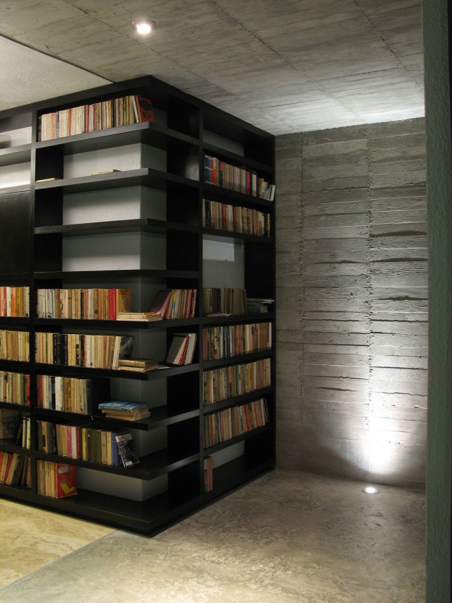 meuble-salon-idée-originale-rangement-livres-étagères-bois-bibliotheque-maison