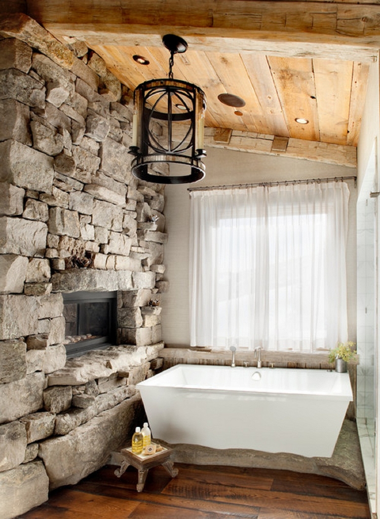 meubles-salle-de-bain-déco-rustiques-cheminée-pierre-naturelle