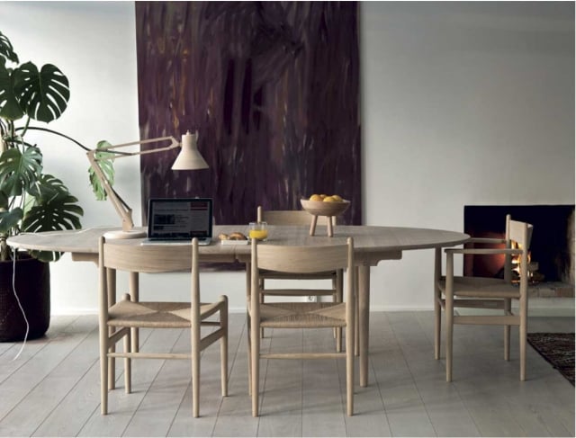 meubles-scandinaves-idée-originale-table-ovale-bois