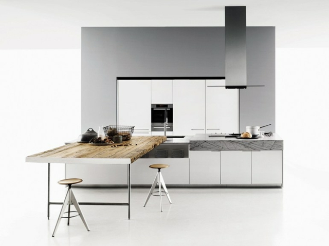 moderne meuble cuisine idée-originale-Duemilaotto-table-bois
