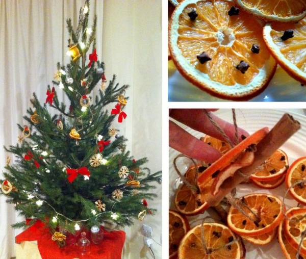 ornements-sapin-Noël-naturels-DIY-tranches-orange-séchées-bâtons-cannelle