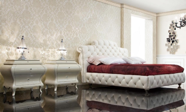 papier peint baroque moderne chambre-coucher