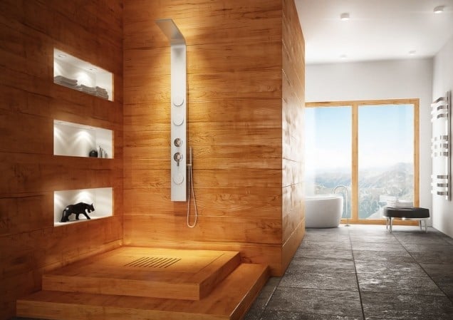 salle-de-bains-en-bois-idée-originale-douche-matériaux-naturels