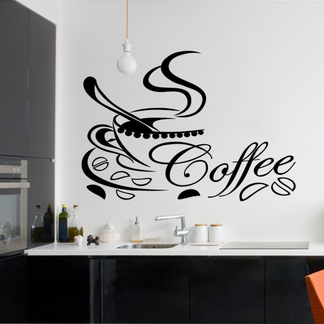 stickers-muraux-cuisine-25-idées-originales-tasse-café-noire-lettrage-coffee