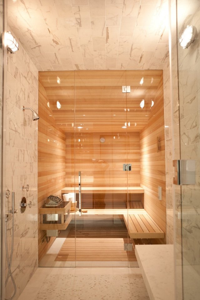 aménagement-salle-de-bains-sauna-bois-banc-douche