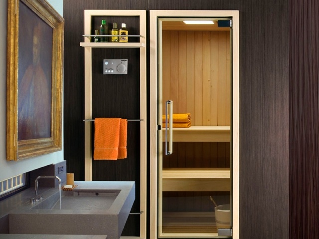 aménagement-salle-de-bains-sauna-lavabo-rectangulaire