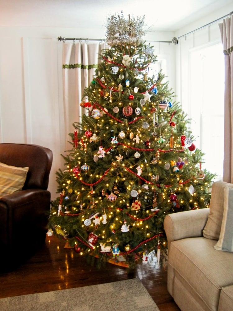 arbre de Noël sapin-guirlande-lumineuse