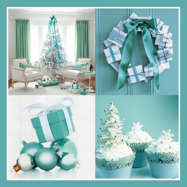 brico-Noël-déco-Noel-bleu-clair-blanc-couronne-porte-sapins-décoratifs brico de Noël