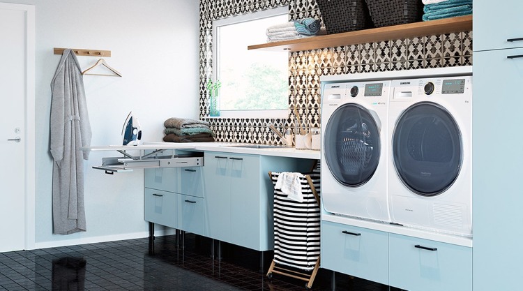 La buanderie à la maison 25 idées d'aménagement pratique Petite Buanderie inspiration