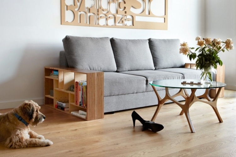 canapé-design-droit-tout-confort-table-basse-ronde