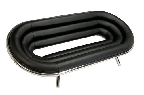 canapé-design-original-forme-ovale-couleur-noire