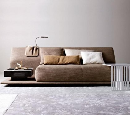 canapé lit confortable marron-super-moderne