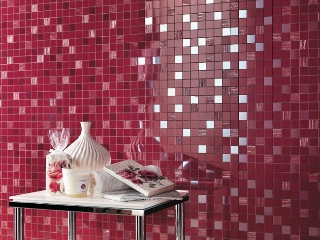 carrelage-mural-atlas-concorde-couleur-rose-mosaique-effet-miroir