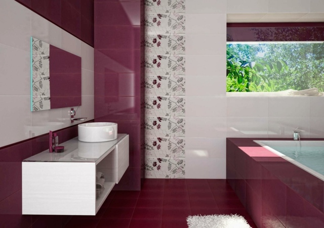 carrelage-salle-de-bains-couleur-violette-blanche