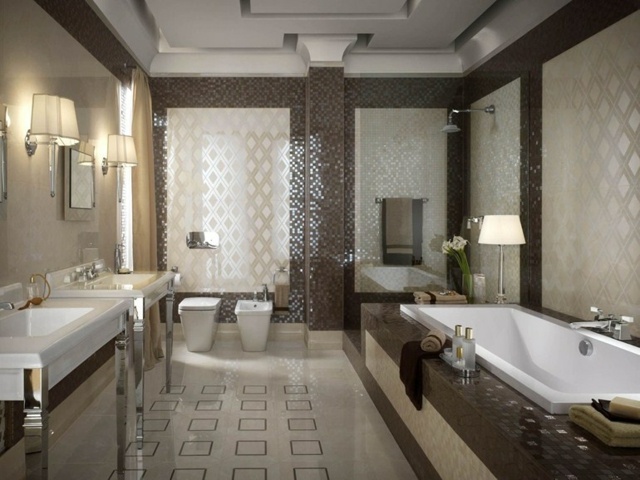 carrelage-salle-de-bains-mural-baignoire-rectangulaire-lampe-luminaire
