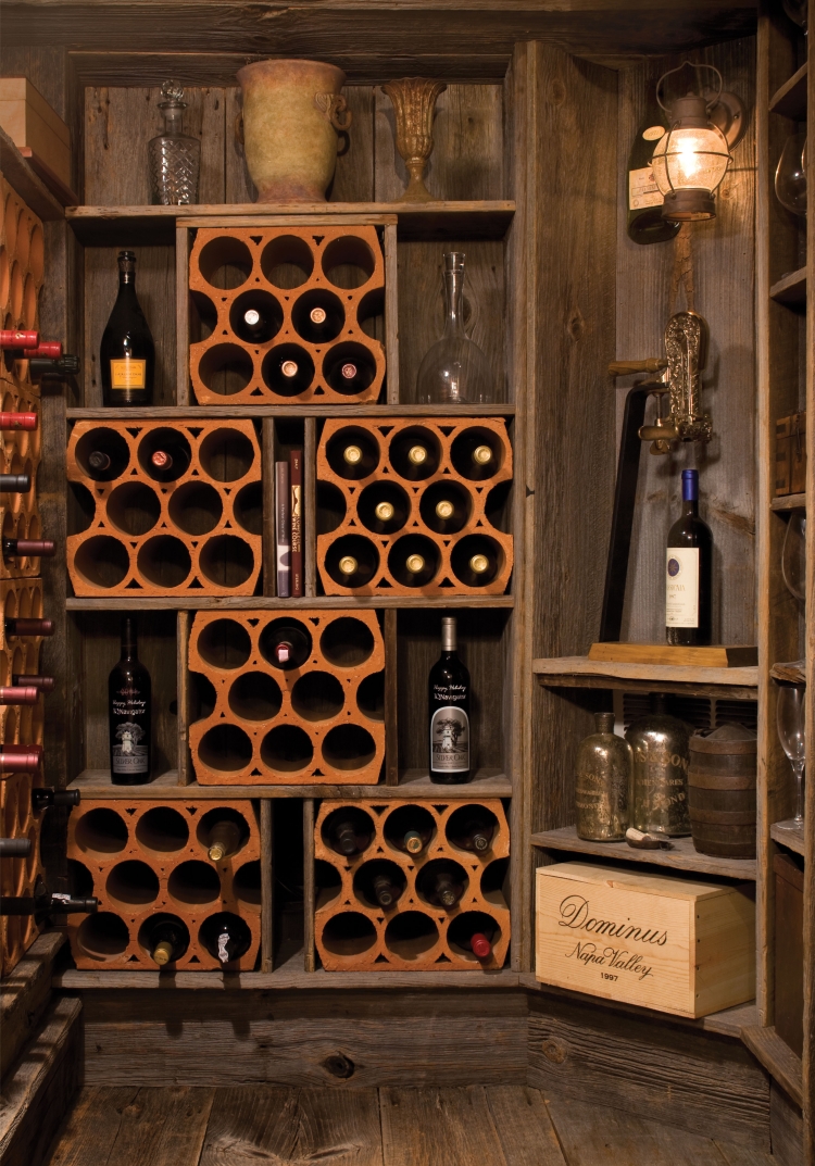 cave-vin-domicile-support-bouteilles-bois-design-élégant cave à vin