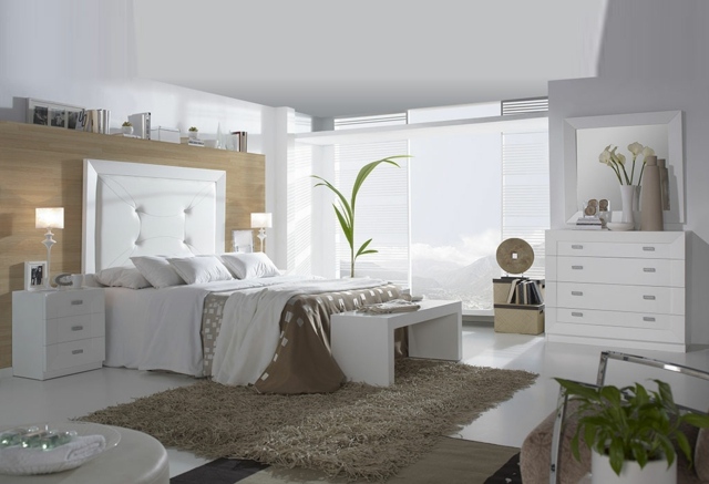 chambre-coucher-complète-mobilier-blanc-accents-beiges