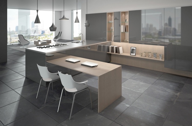 Cuisine moderne de design minimaliste 21 photos magnifiques Cuisine modern