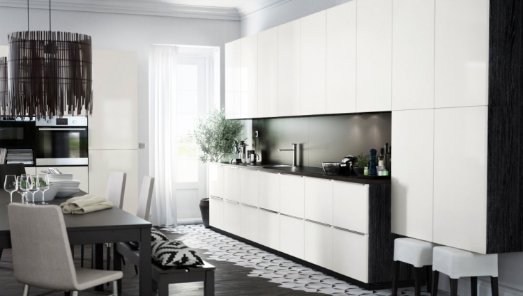cuisine ultra moderne style minimaliste Ikea