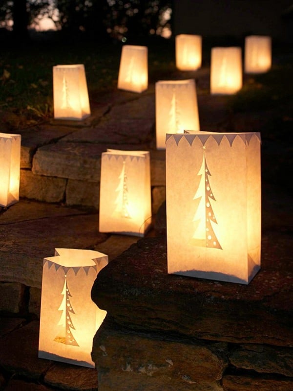 déco-Noël-lanternes-sacs-papier-bougies-LED
