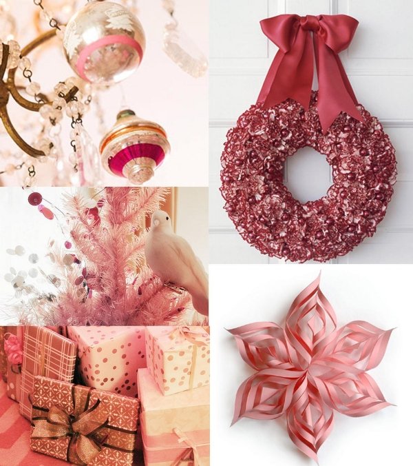 déco-de-Noël-couleurs-vives-idées-originales-rouge-rose