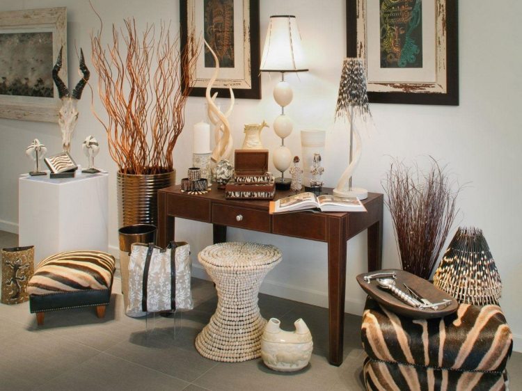 Déco ethnique ou exotique de style africain, asie ou mexicain Exotique salle manger désign à