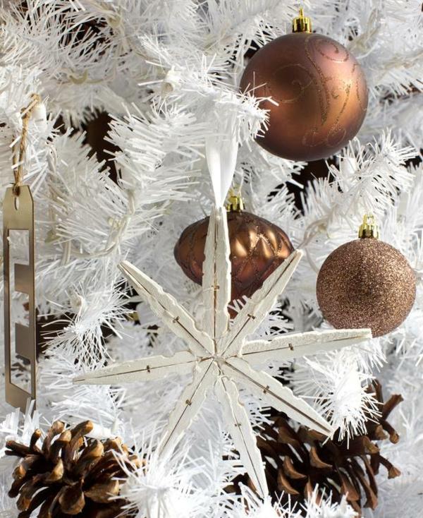 décoration de Noël originale étoile-pinces-linge