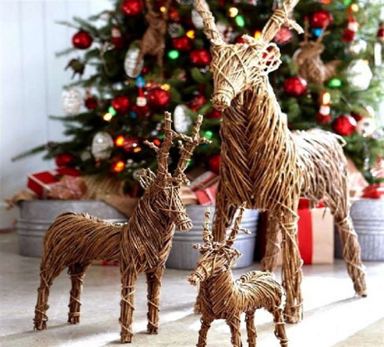 décoration-de-Noël-cheval-DIY-sapin