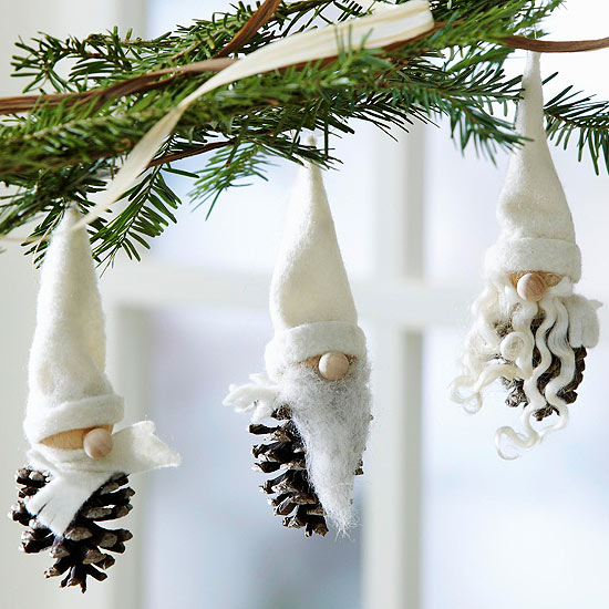 décoration-de-Noël-pas-chère-peres-noel-DIY