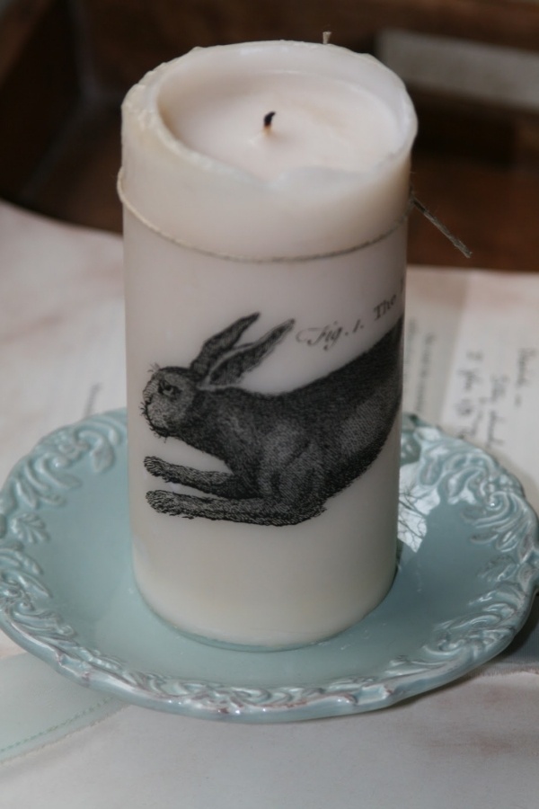 décoration-de-Pâques-bougie-lapin-dessin