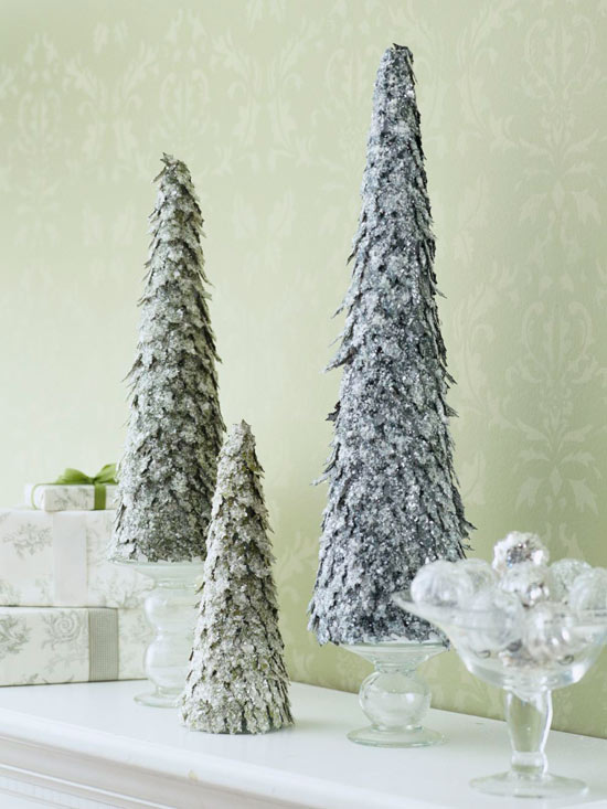 décoration-de-table-Noël-idées-originales-sapins