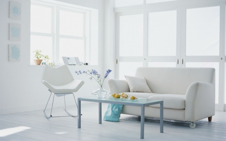 décoration de maison blanche meubles blancs