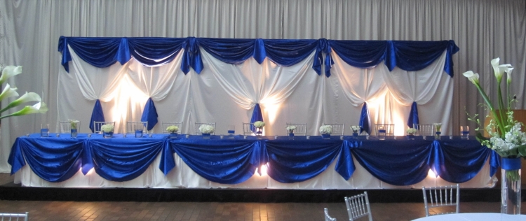 décoration mariage  idée-originale-couleur-bleue