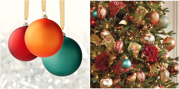 déco-de-Noël-sapin-boules-multicolores-brillance