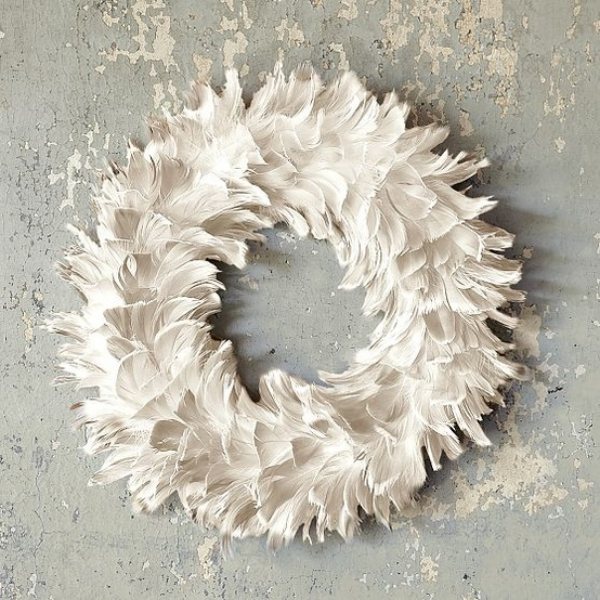 déco-de-maison-hiver-idées-originales-couronne-plumes