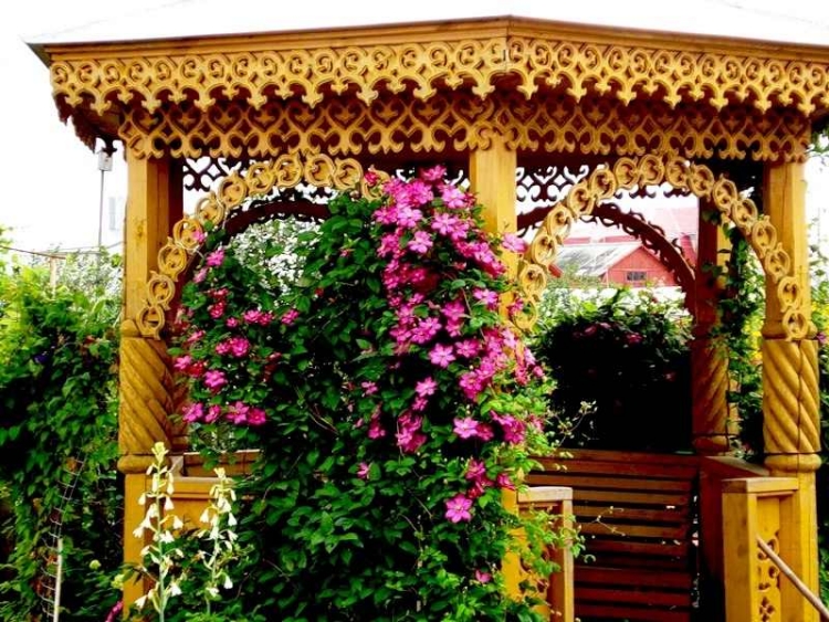 déco-jardin-kiosque-bois-fleurs-grimpantes