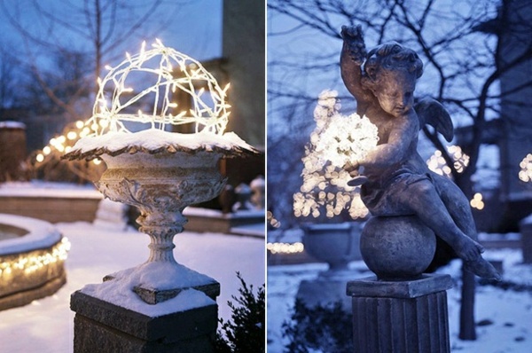 décoration en guirlandes éxtérieures LED-super-romantique