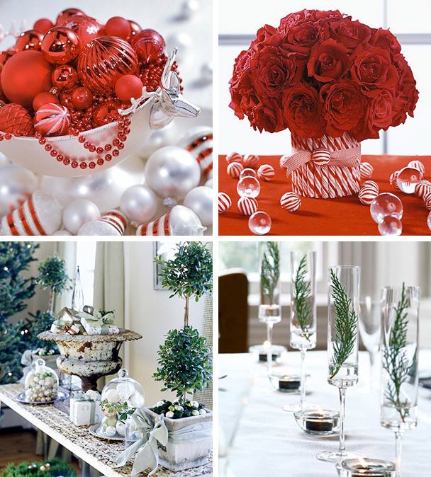 idées-décoration-table-Noël-rouge-bleu-vert