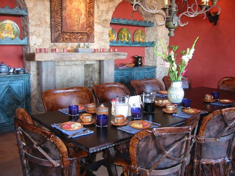 idée déco ethnique mexicaine salle manger