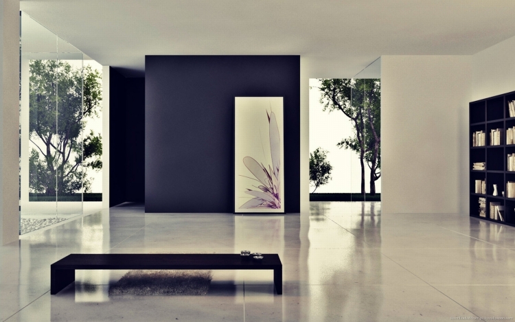 intérieur moderne japonais minimaliste