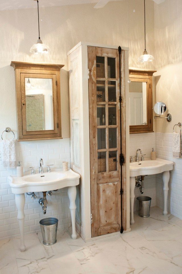 Décoration salle de bains style vintage en 33 idées géniales!