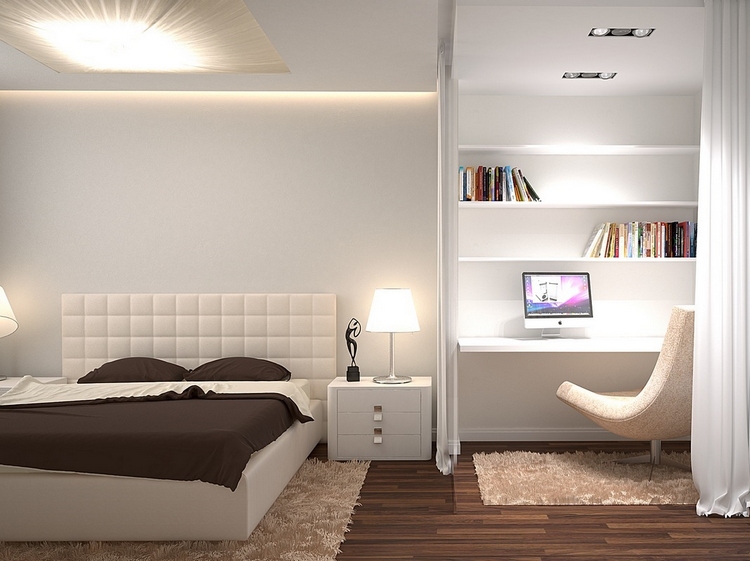 lit-double-moderne-tête-lit-blanche-carreaux-home-office-côté