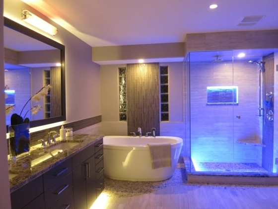 luminaire-salle-de-bains--couleur-bleue-led-baignoire-ovale