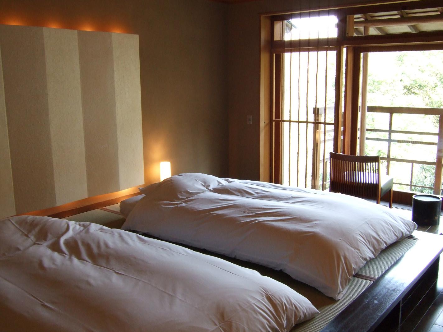 maison style japonais chambre futons typiques